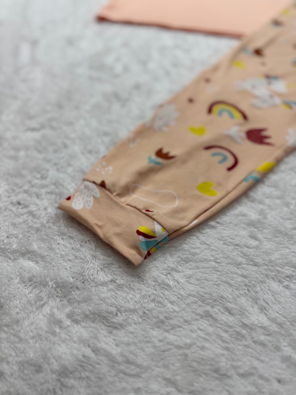 Kız Çocuk Ponnyli %100 Pamuk Pijama Takımı