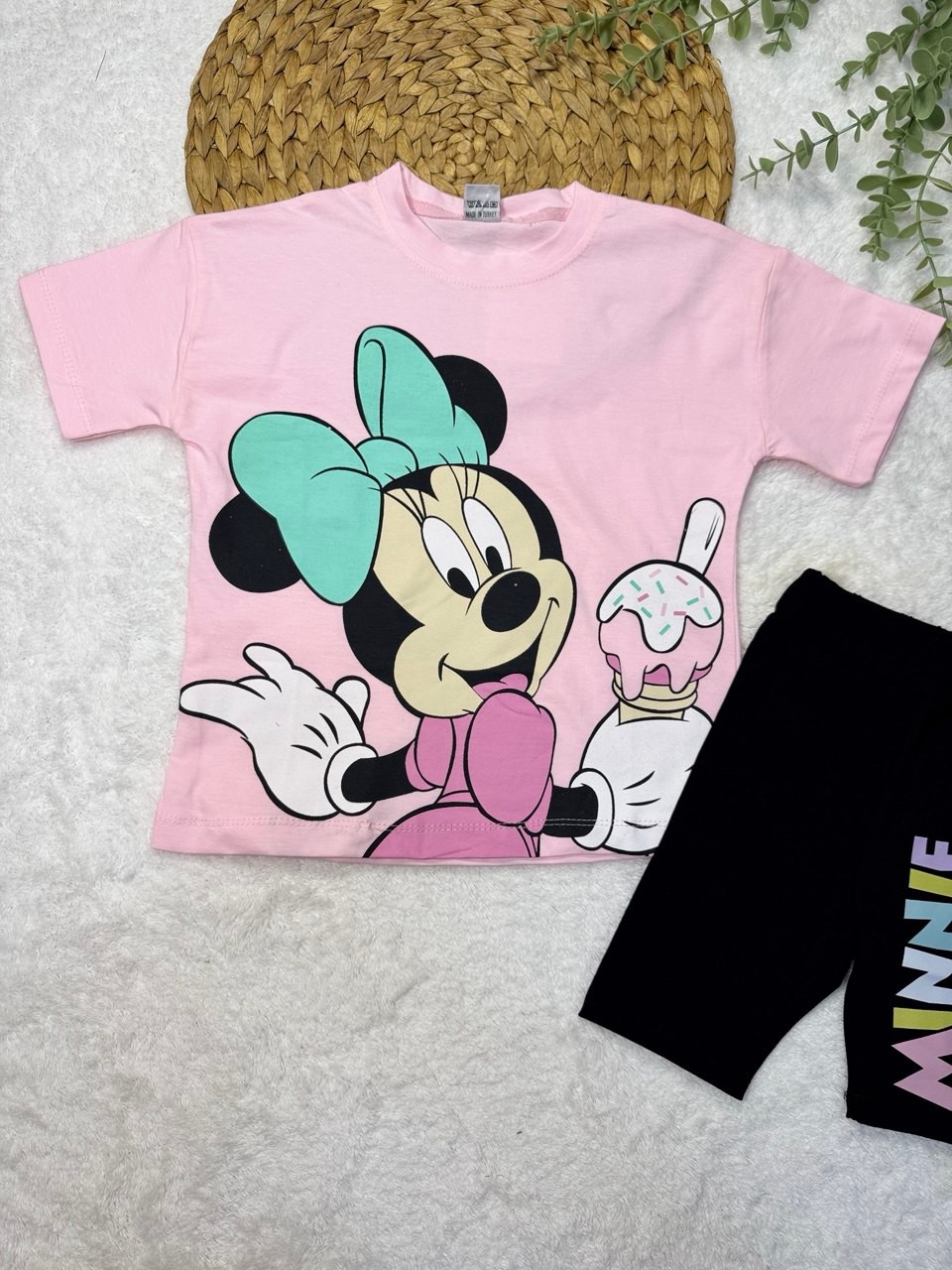 Kız Çocuk Minnie Mouse Takım