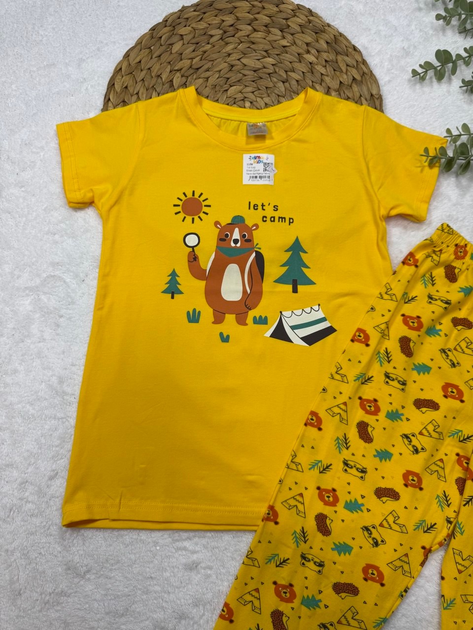 Erkek Çocuk %100 Pamuk Pijama Takımı