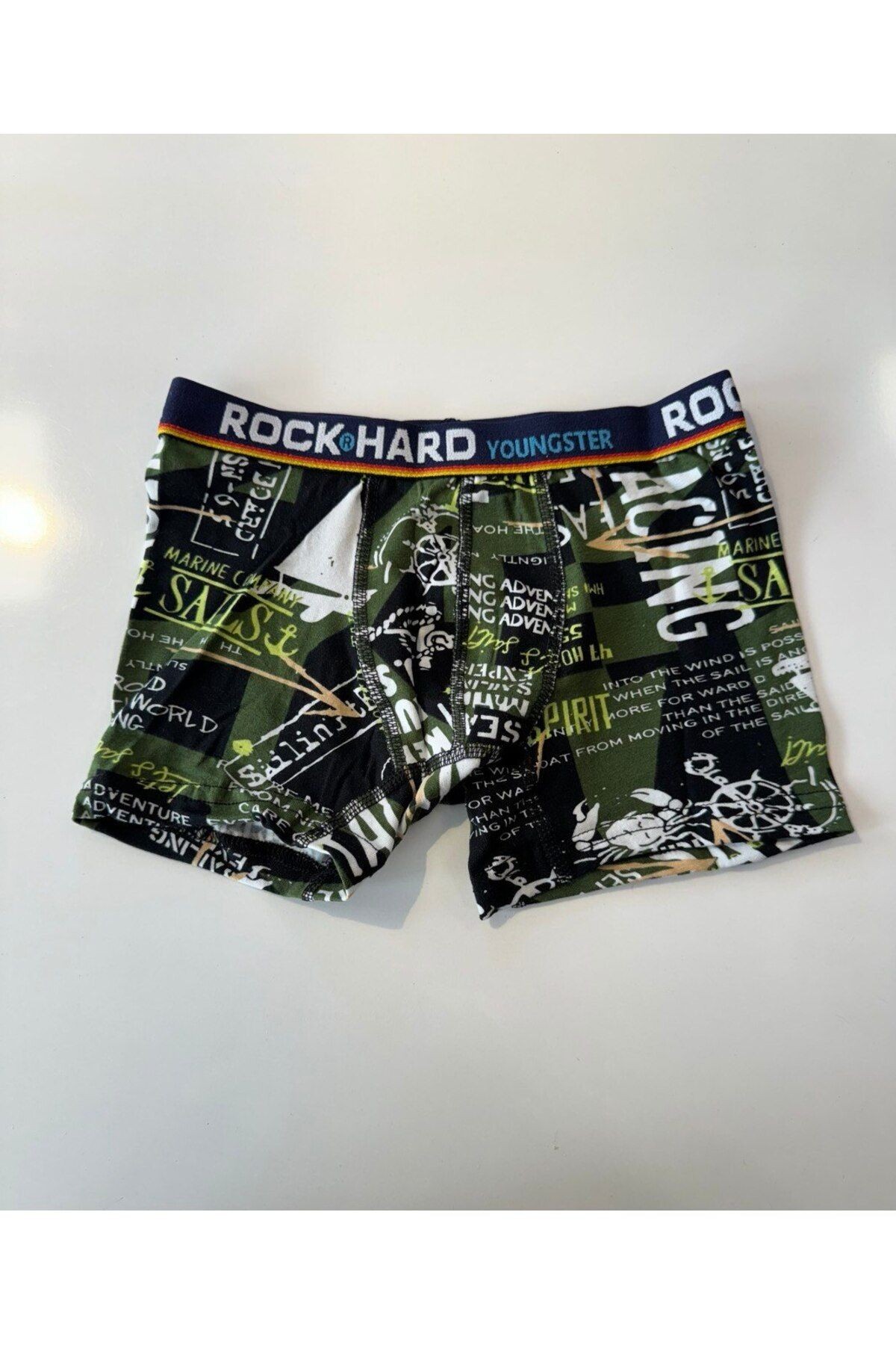 Rock Hard Erkek Cocuk Empirme Boxer 5 Adet