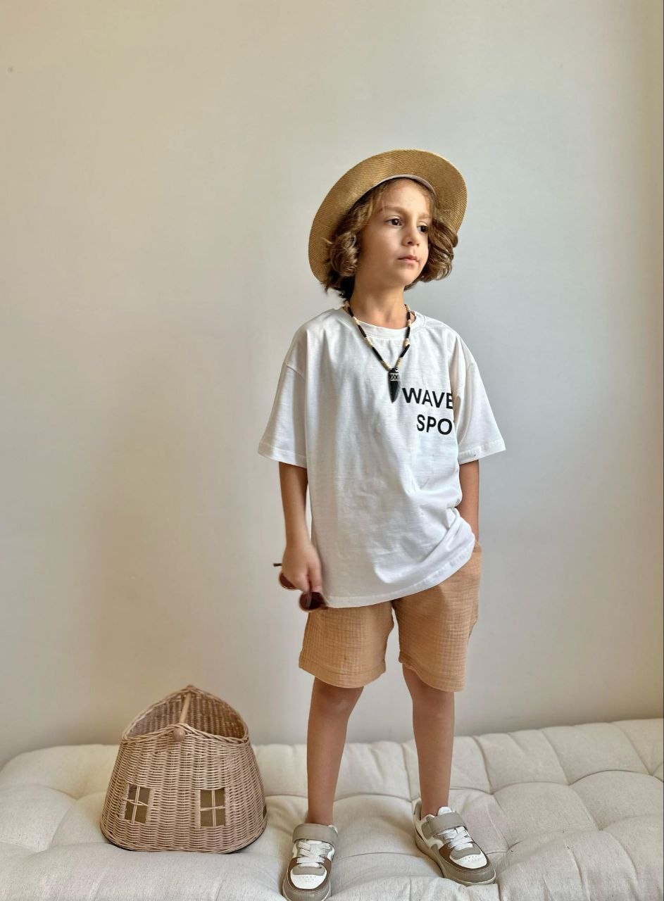 Erkek Çocuk T-shirt- Şort 2li Takım