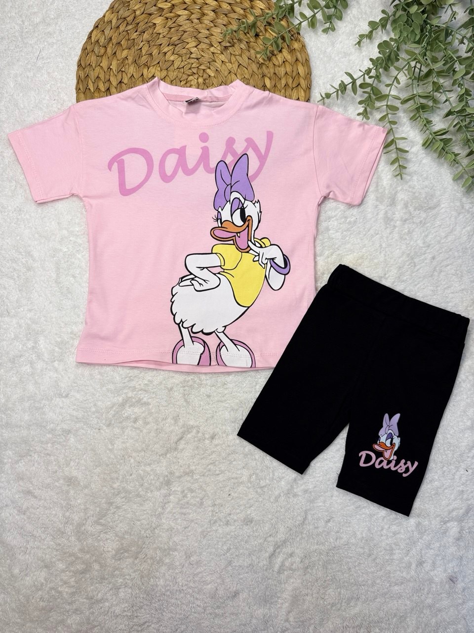 Kız Çocuk Daisy Baskılı 2li Takım
