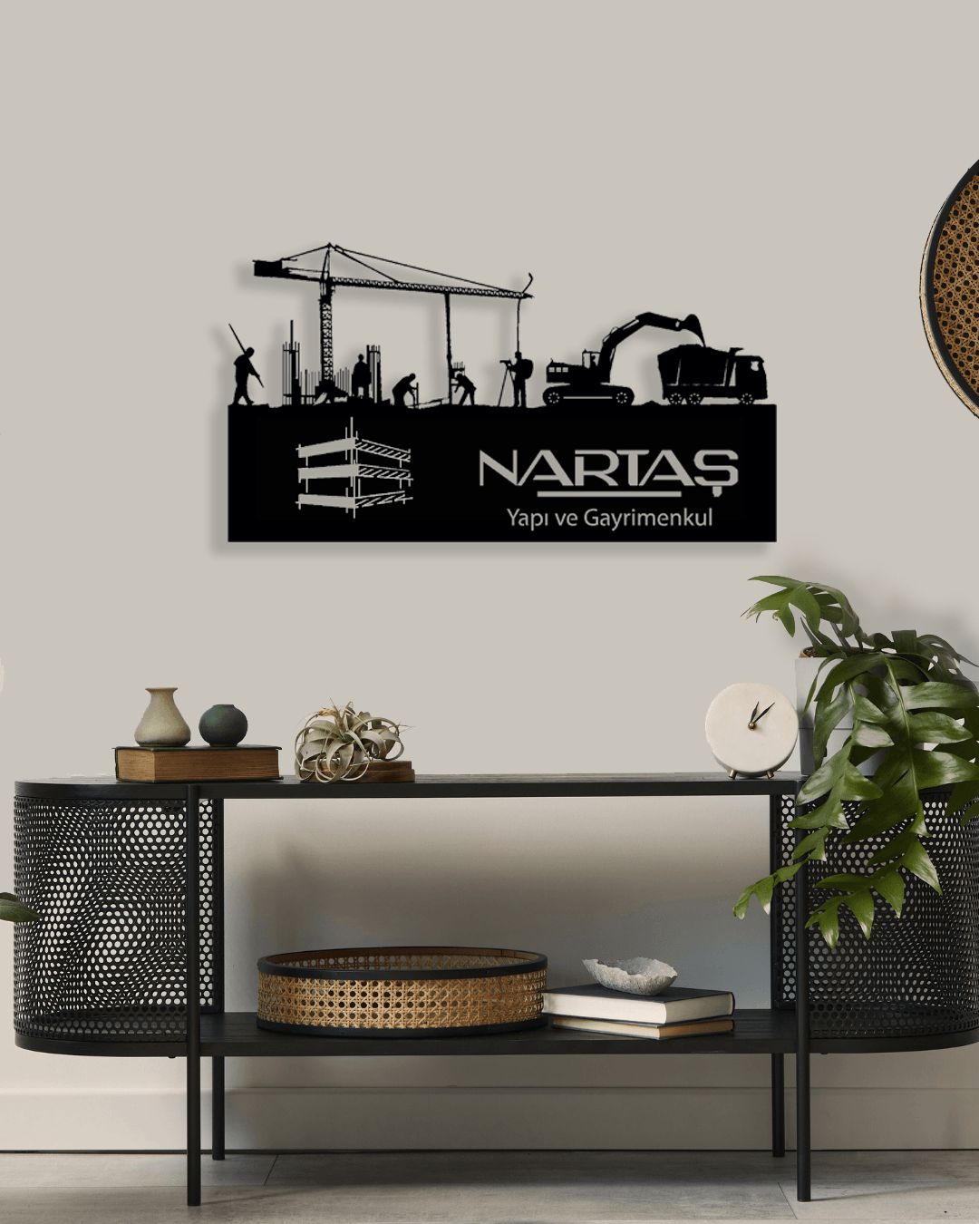 Construction and Real Estate Personalized Design Metal Wall Painting