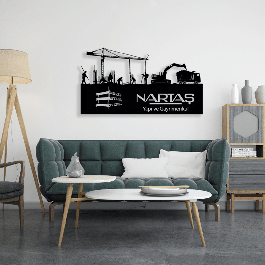 Construction and Real Estate Personalized Design Metal Wall Painting