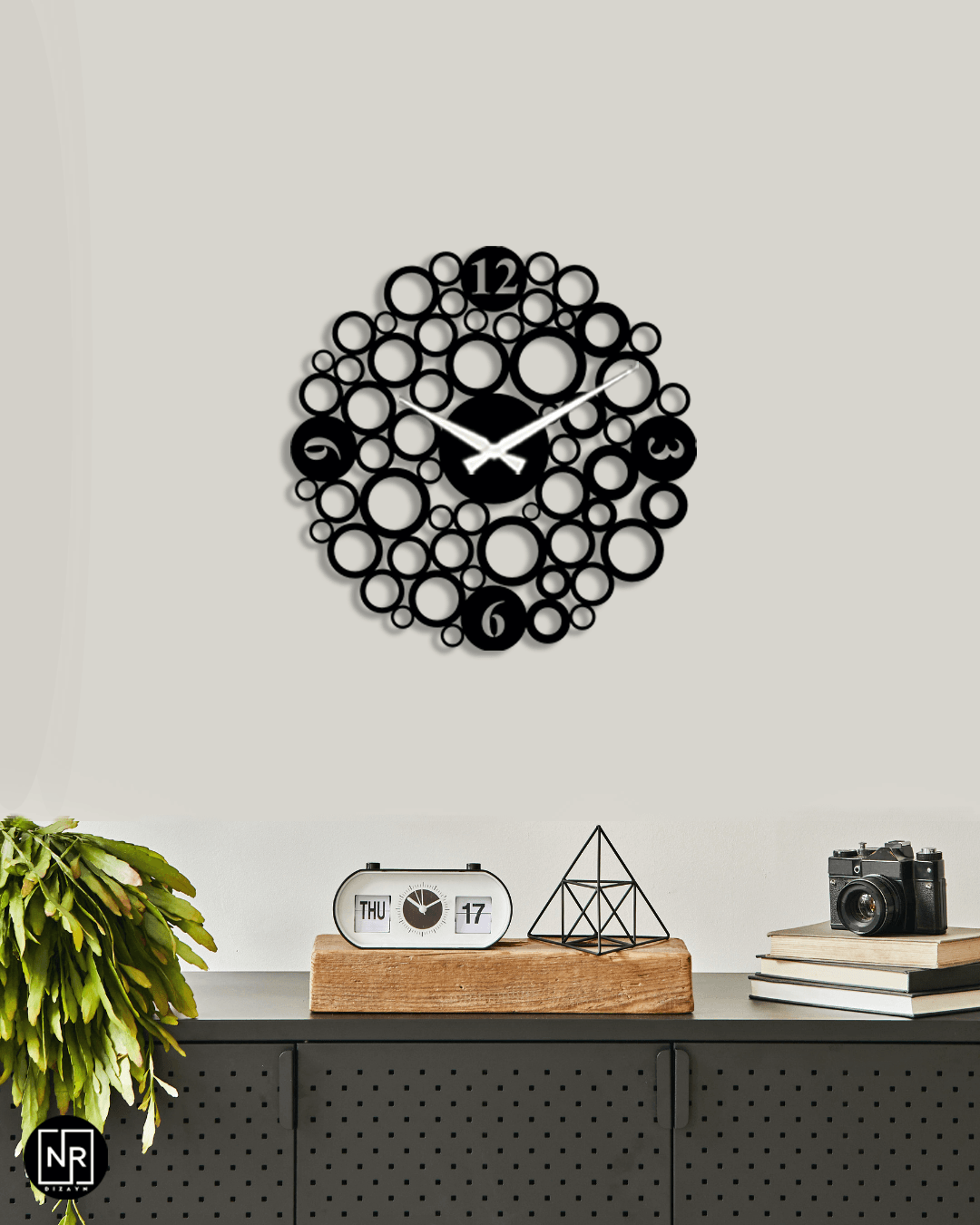 Decorative Metal Wall Clock