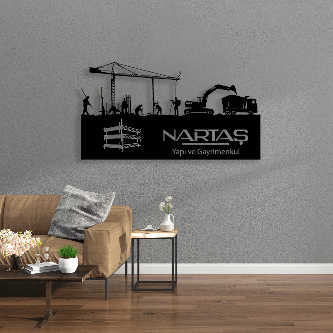 Construction and Real Estate Personalized Design Metal Wall Painting