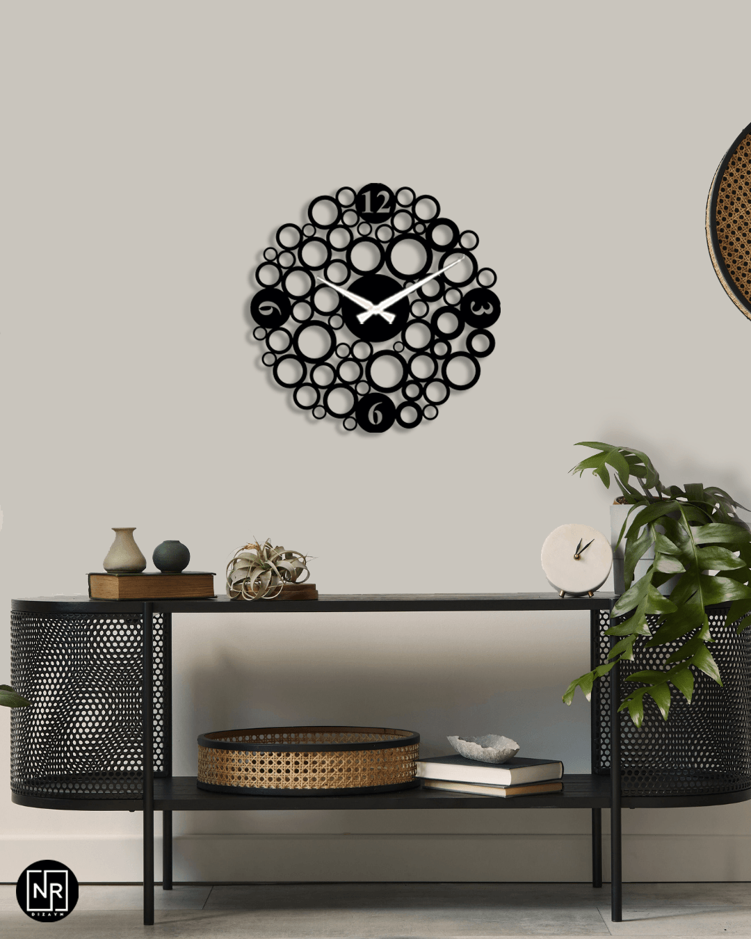 Decorative Metal Wall Clock