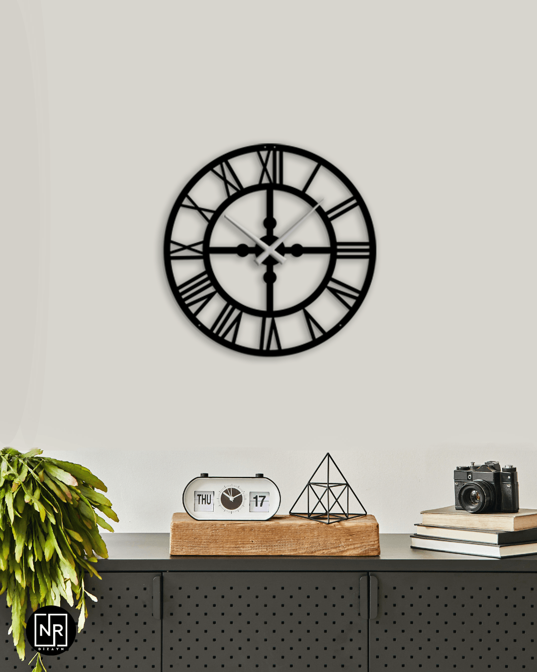 Decorative Metal Wall Clock