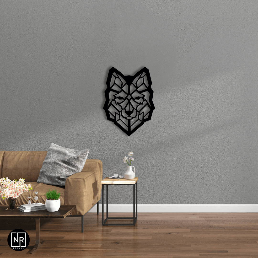 Wolf Decorative Metal Painting