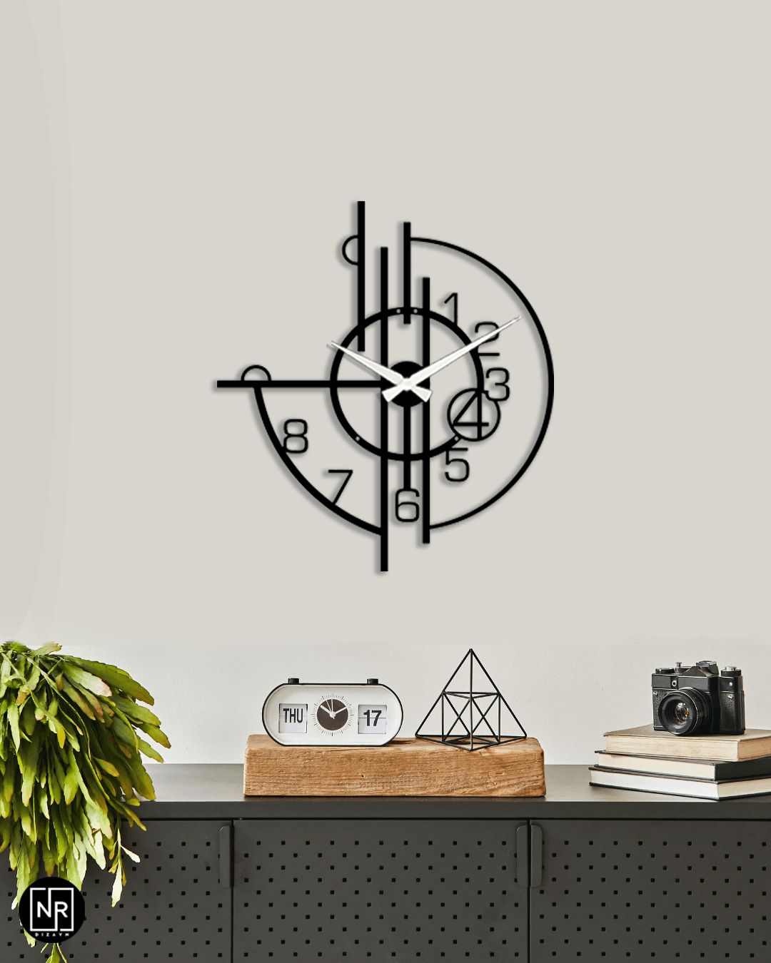 Decorative Metal Wall Clock