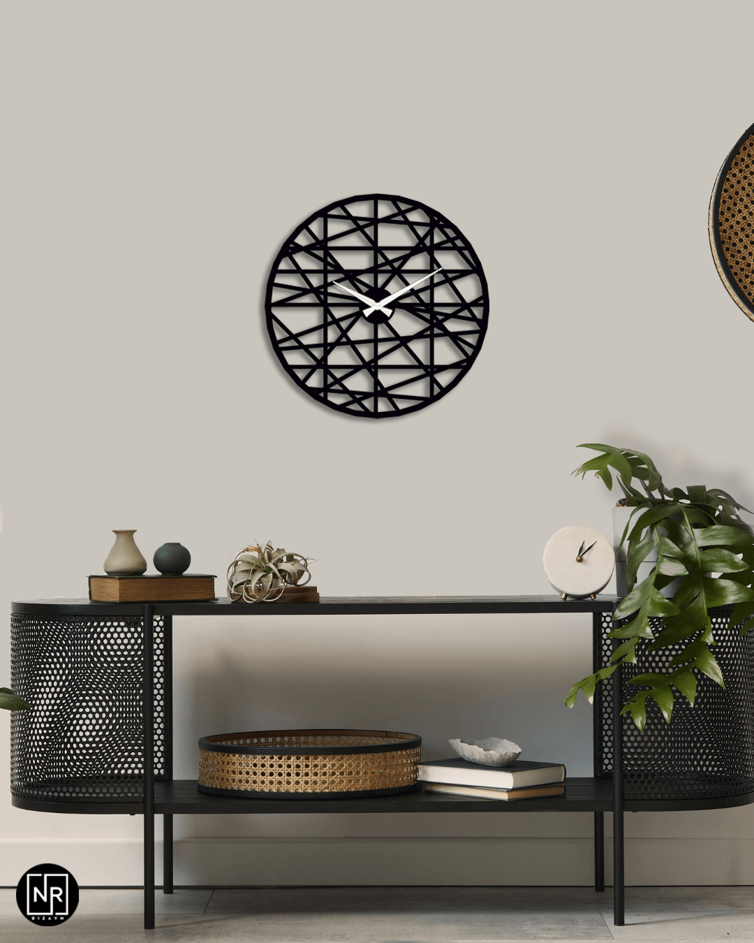 Decorative Metal Wall Clock