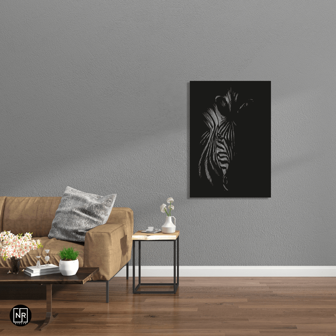 Zebra Decorative Metal Painting