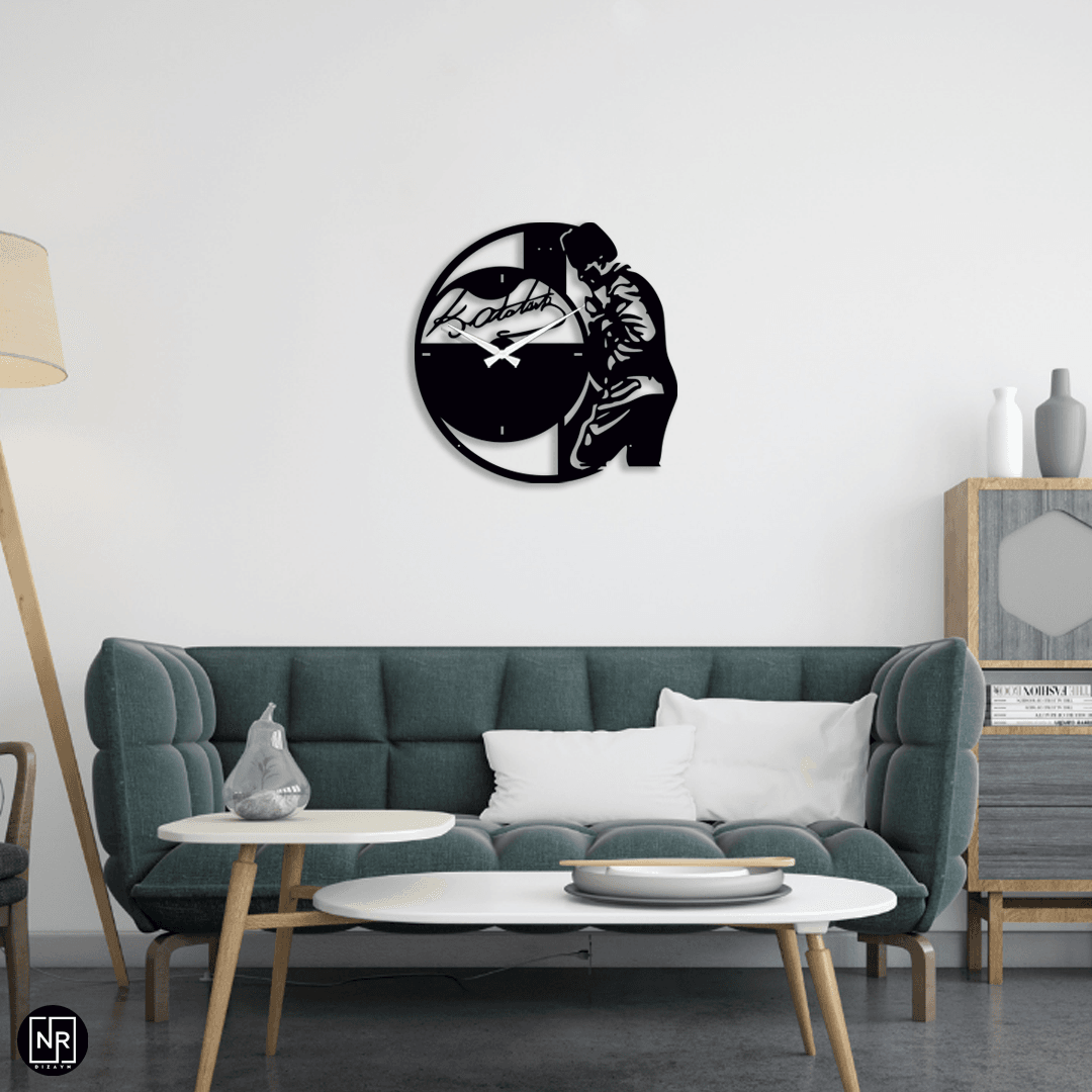 Dekoratif Metal Duvar Saati