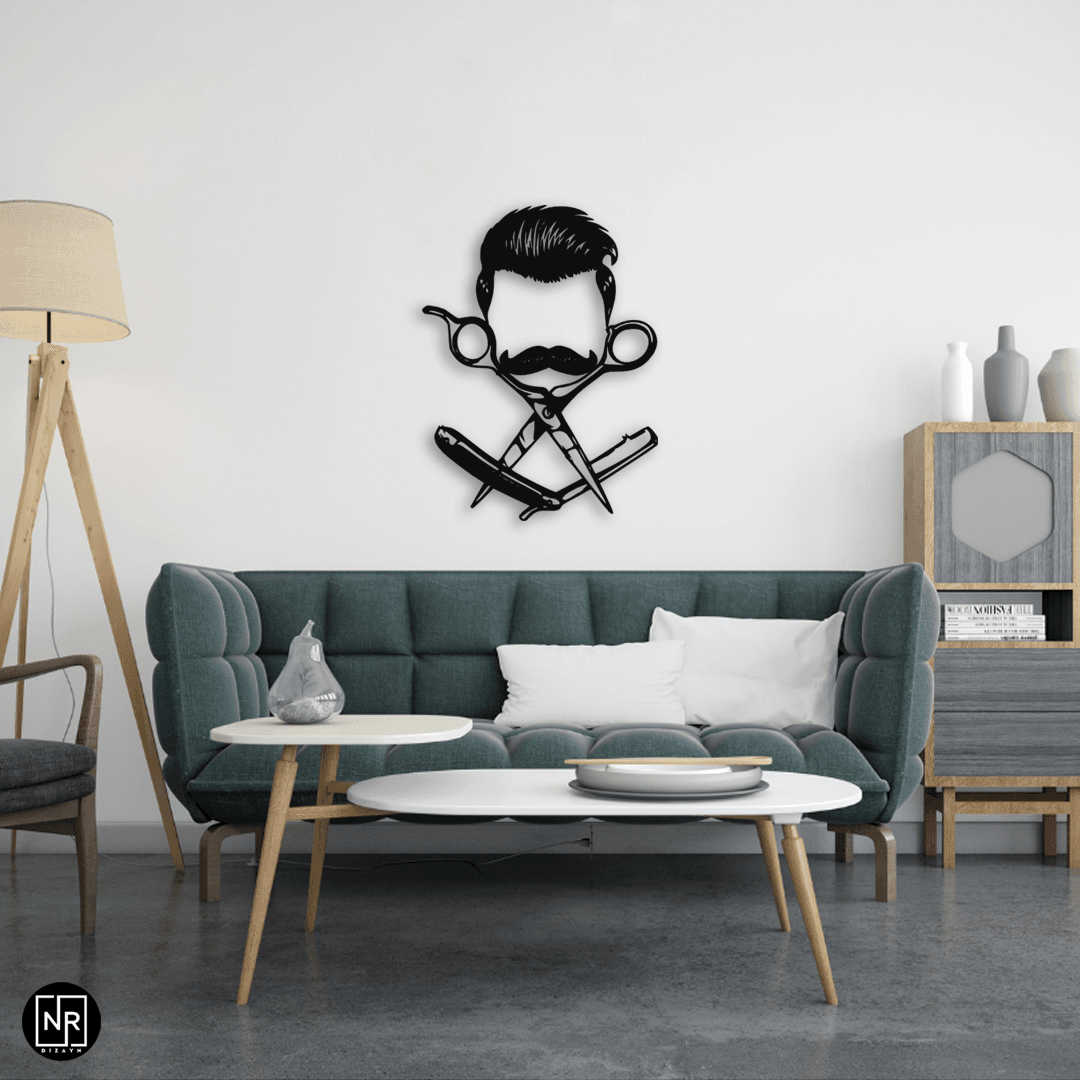 Barber Decorative Metal Wall Art