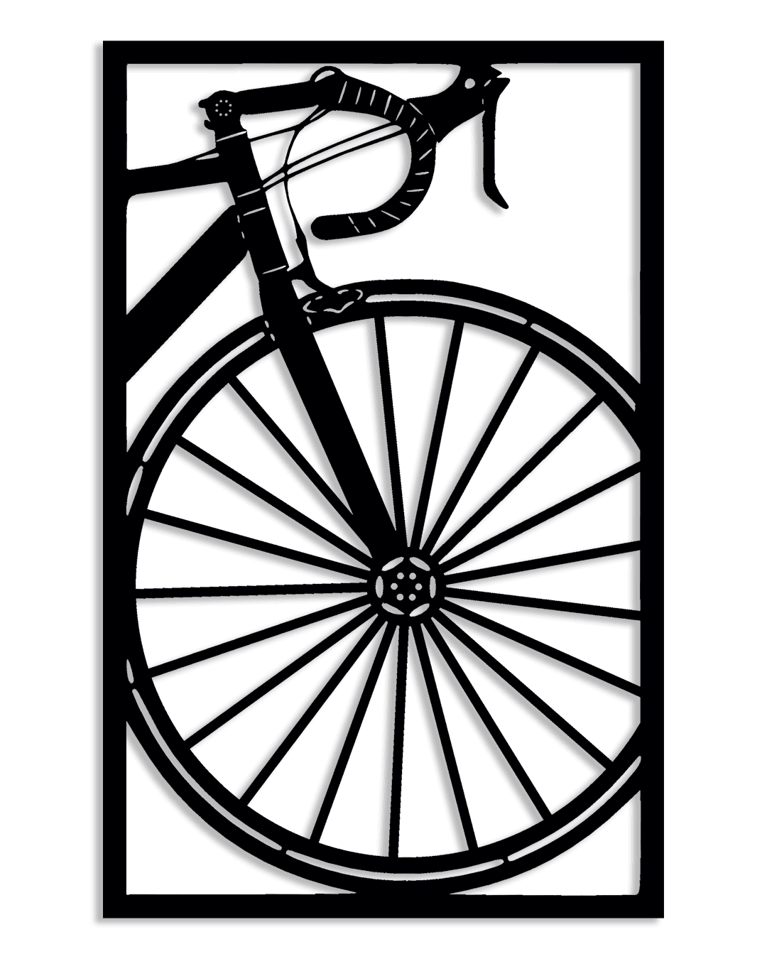 Bisiklet Dekoratif Metal Duvar Tablosu