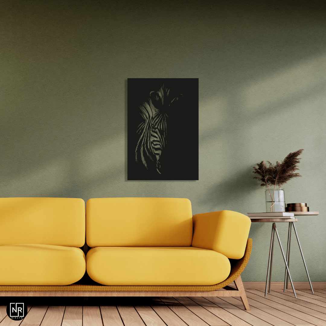 Zebra Decorative Metal Painting image