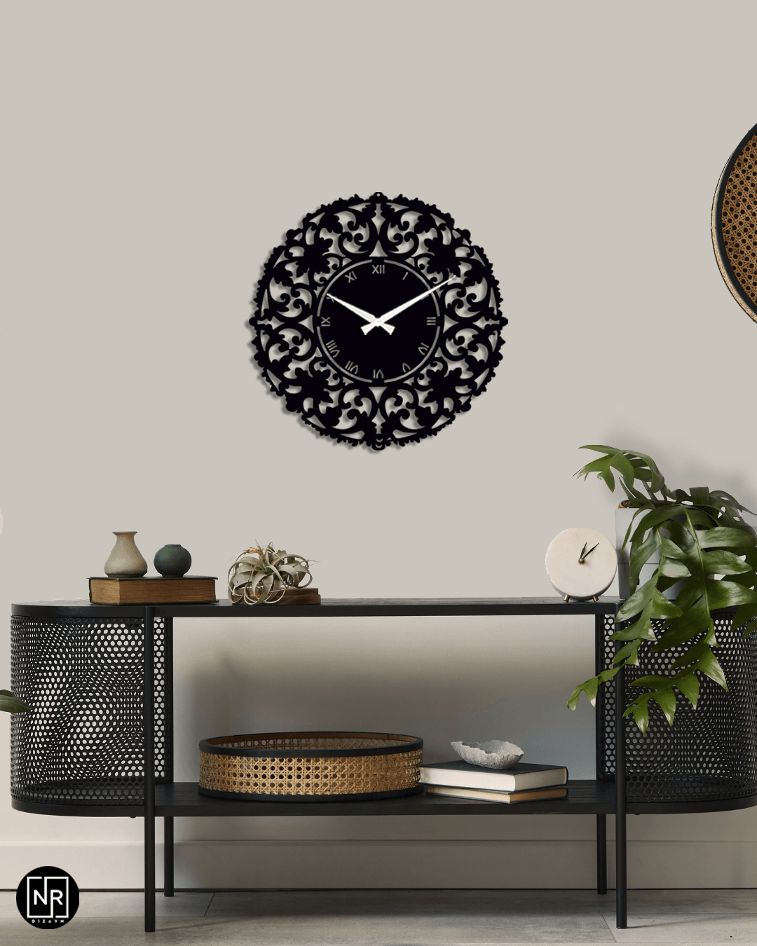 Decorative Metal Wall Clock