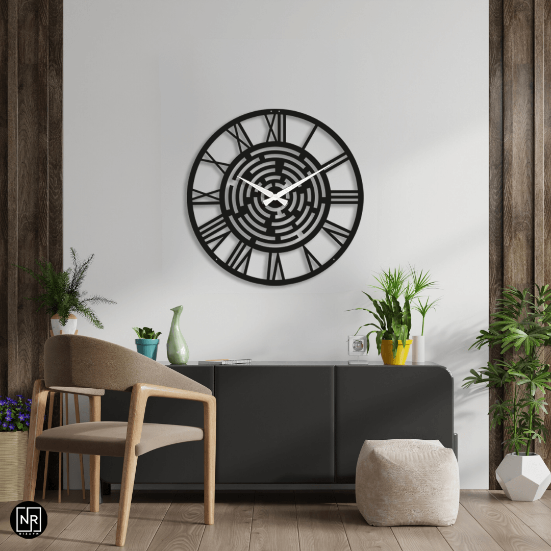 Decorative Metal Wall Clock