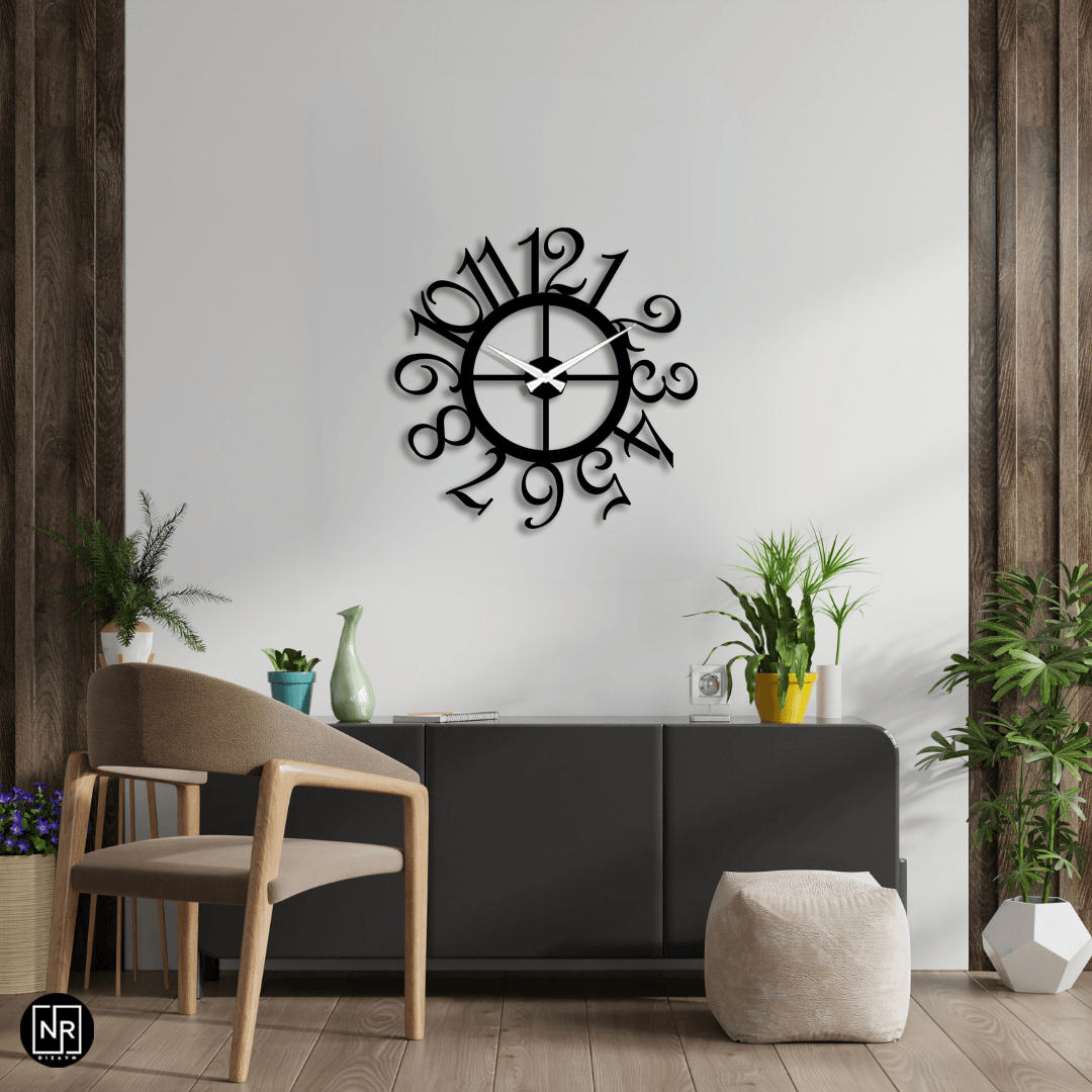 Classic Metal Wall Clock