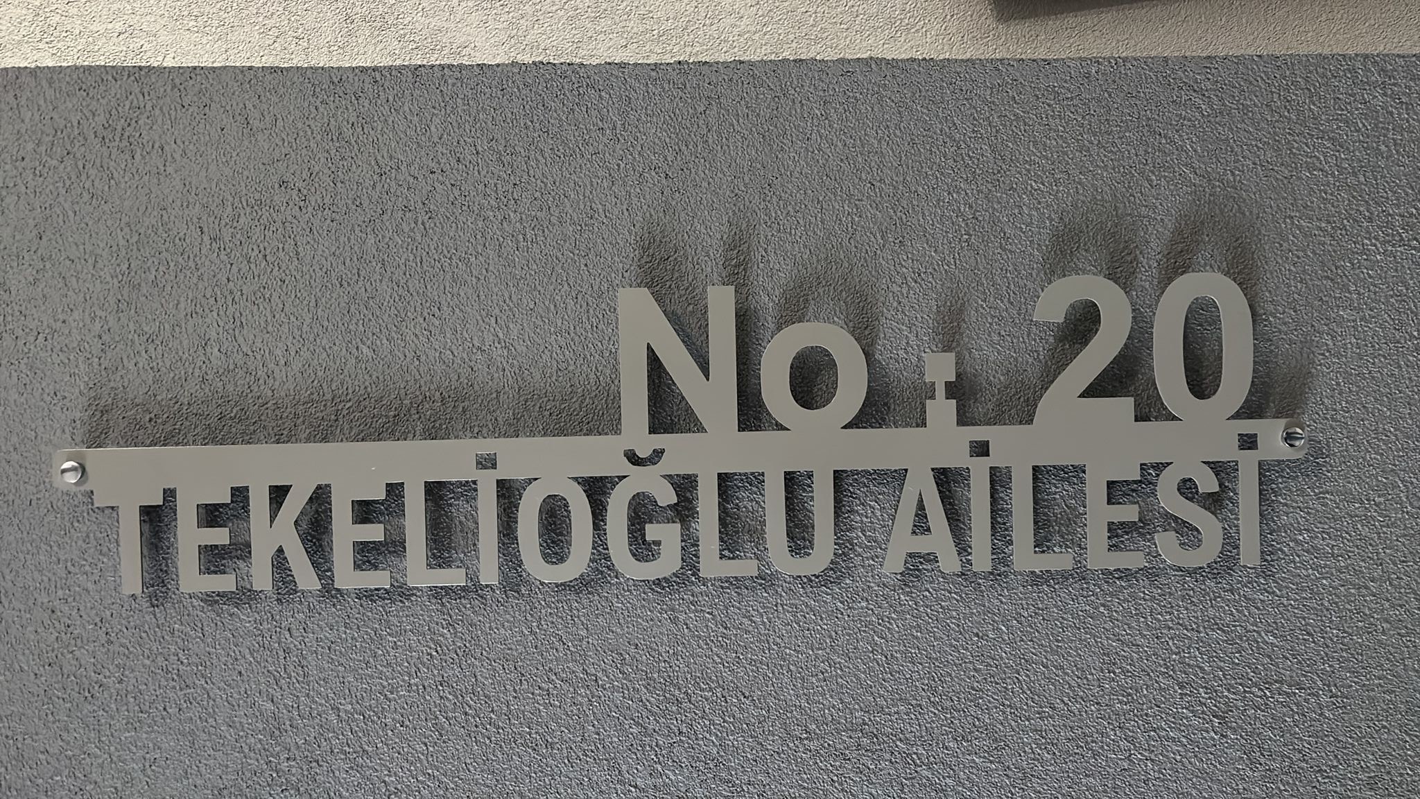 Personalisierte Straßenschild Metall-Design