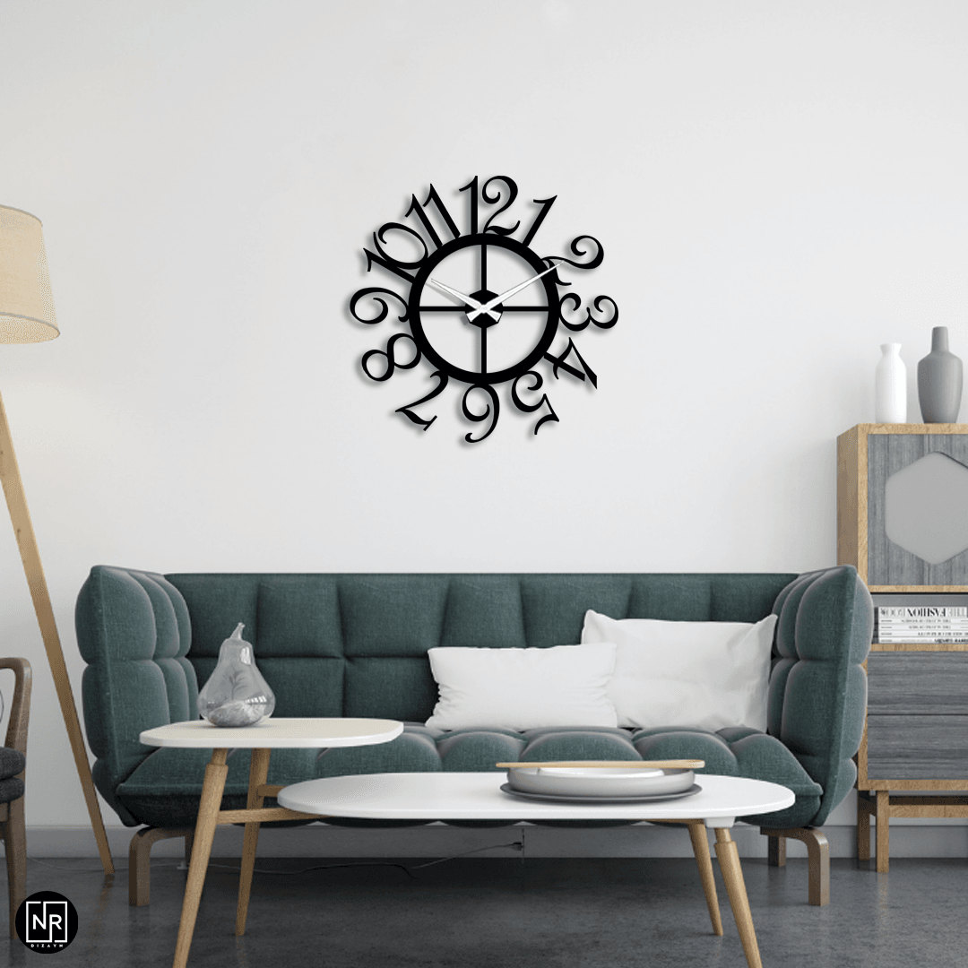 Classic Metal Wall Clock