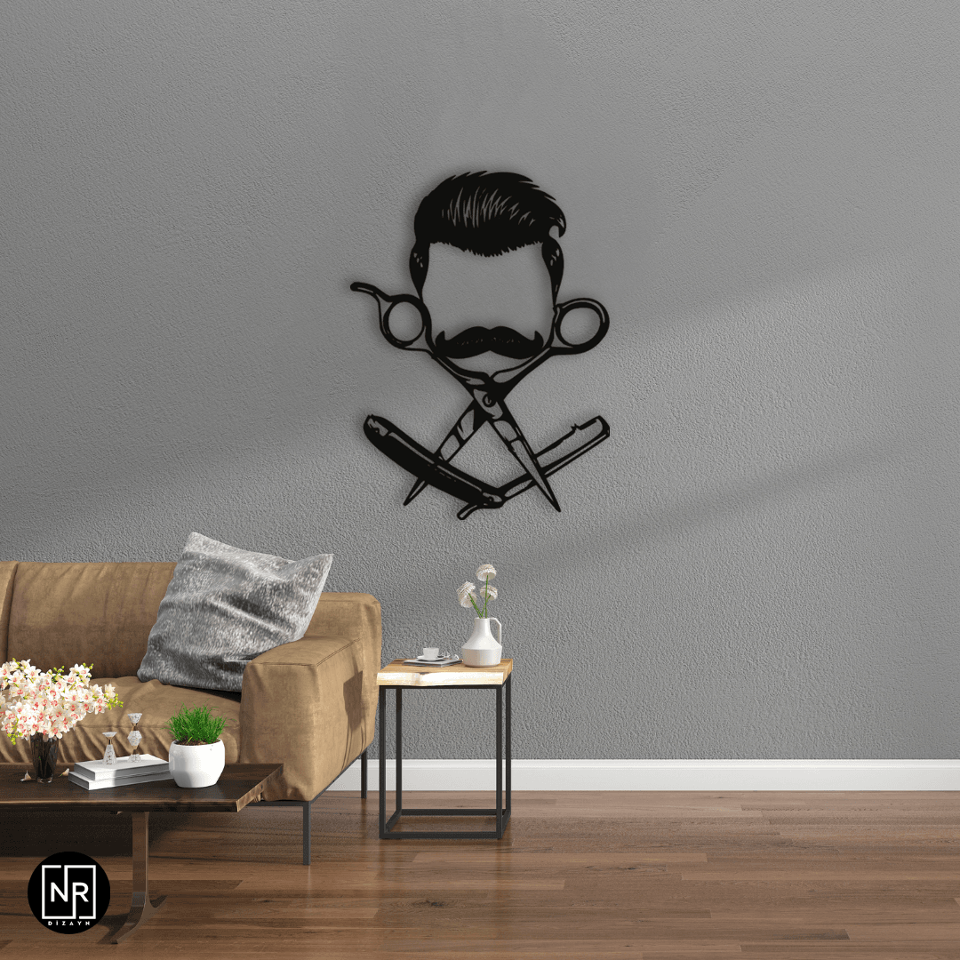 Barber Decorative Metal Wall Art