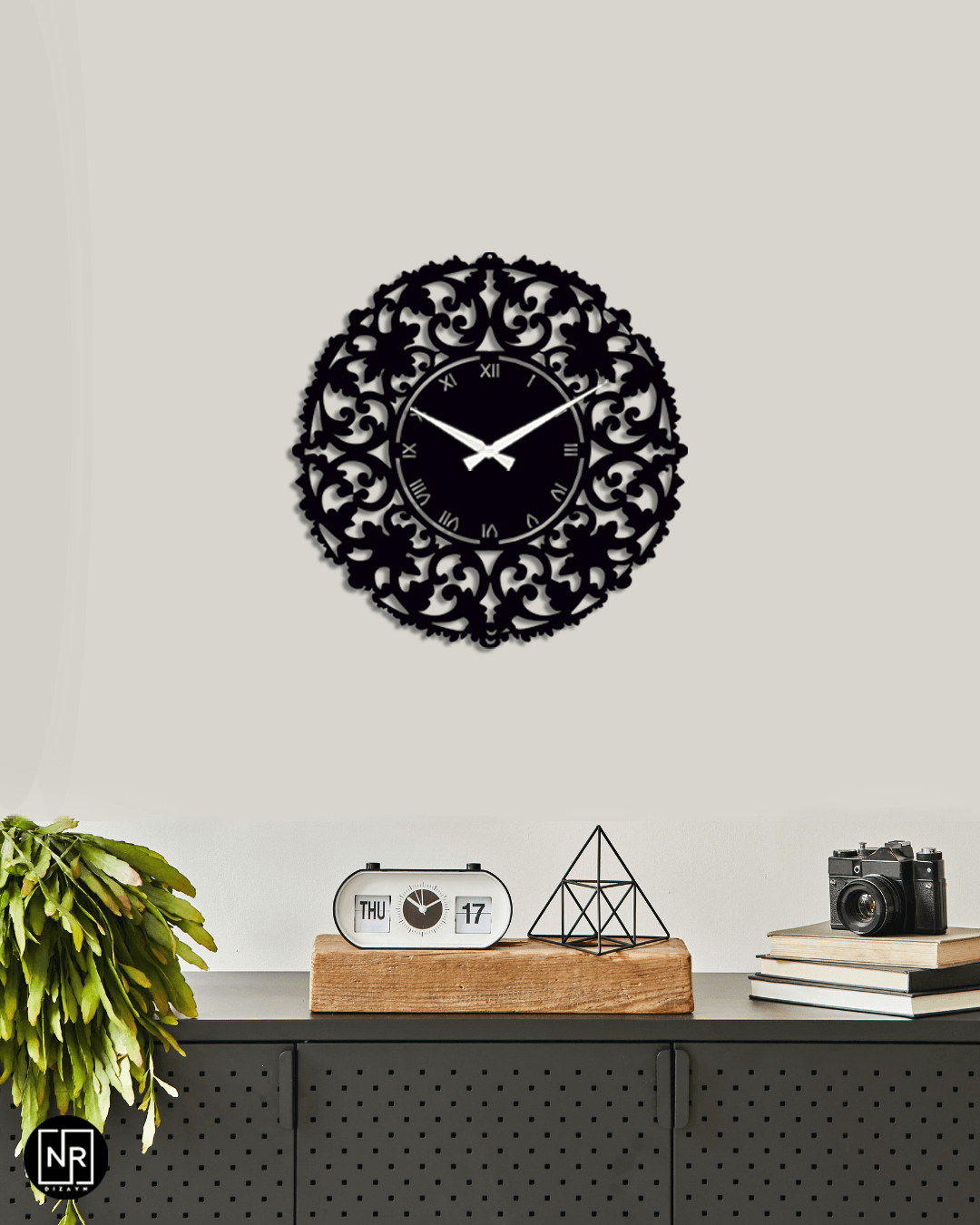 Decorative Metal Wall Clock