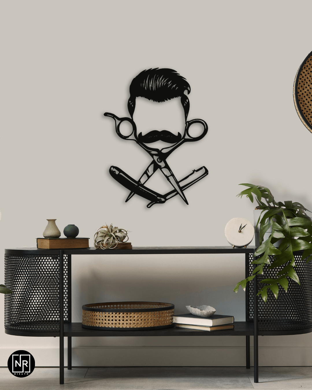 Barber Decorative Metal Wall Art