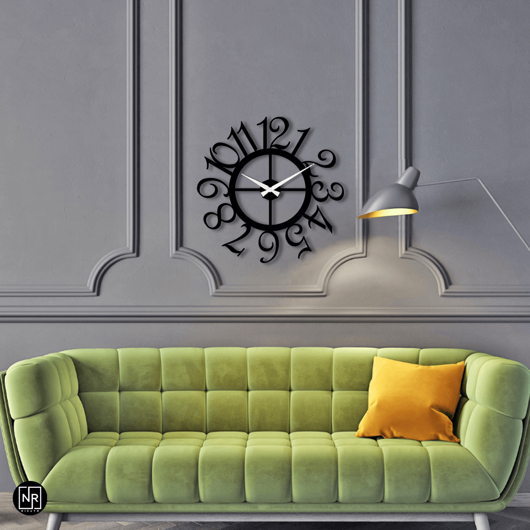 Classic Metal Wall Clock