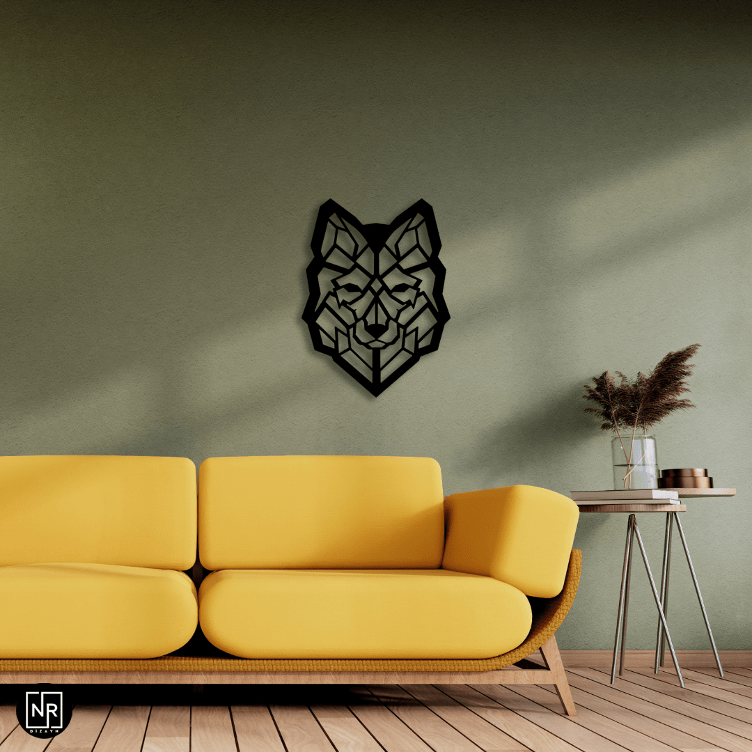 Wolf Decorative Metal Painting