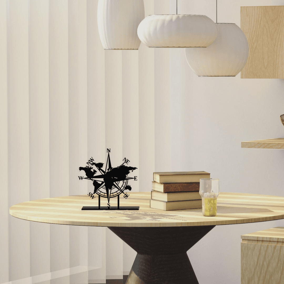 Compass Shelf and Table Decorative