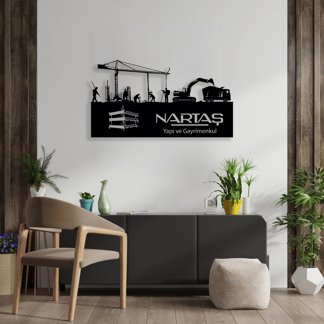 Construction and Real Estate Personalized Design Metal Wall Painting