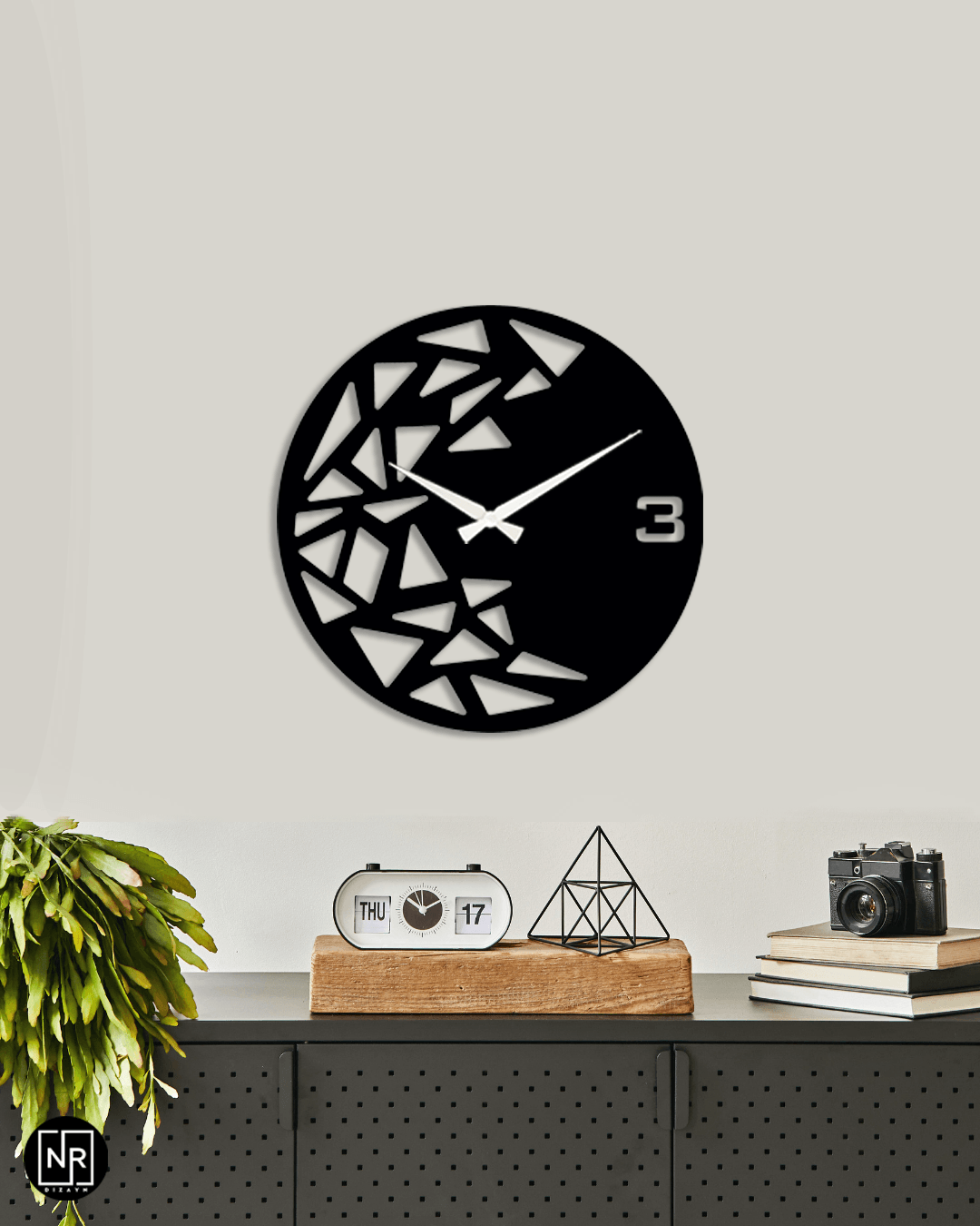 Decorative Metal Wall Clock