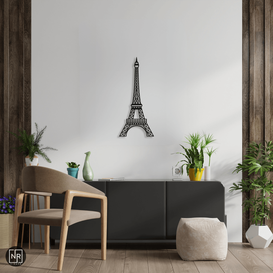 Eiffel Tower Decorative Metal Painting