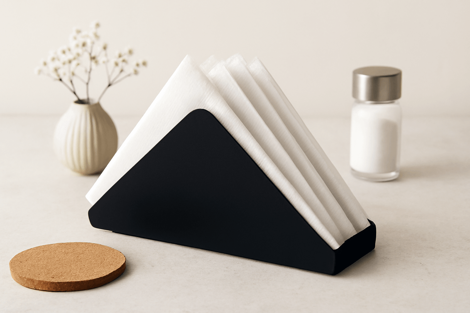 Triangle Metal Napkin Holder Model