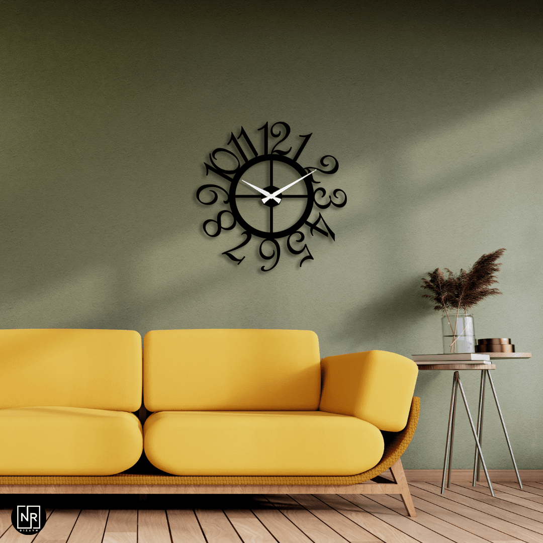 Classic Metal Wall Clock