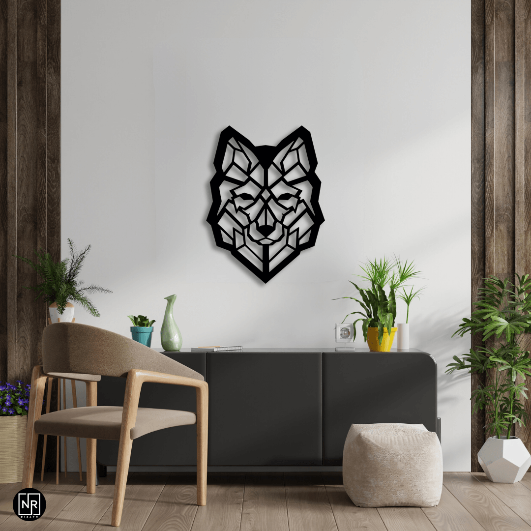 Wolf Decorative Metal Painting