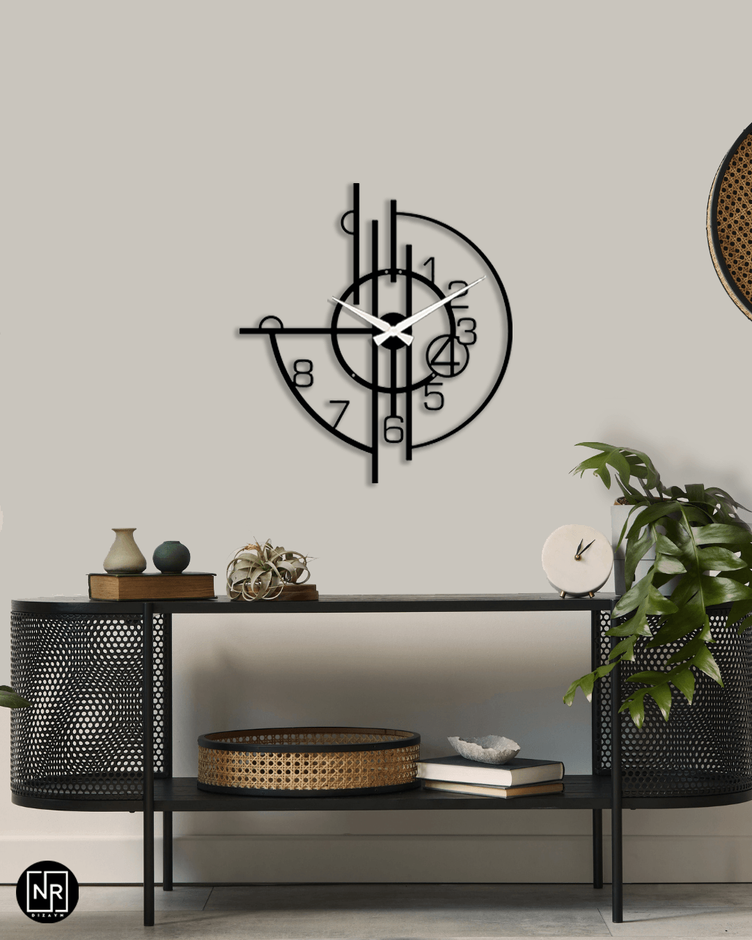 Decorative Metal Wall Clock