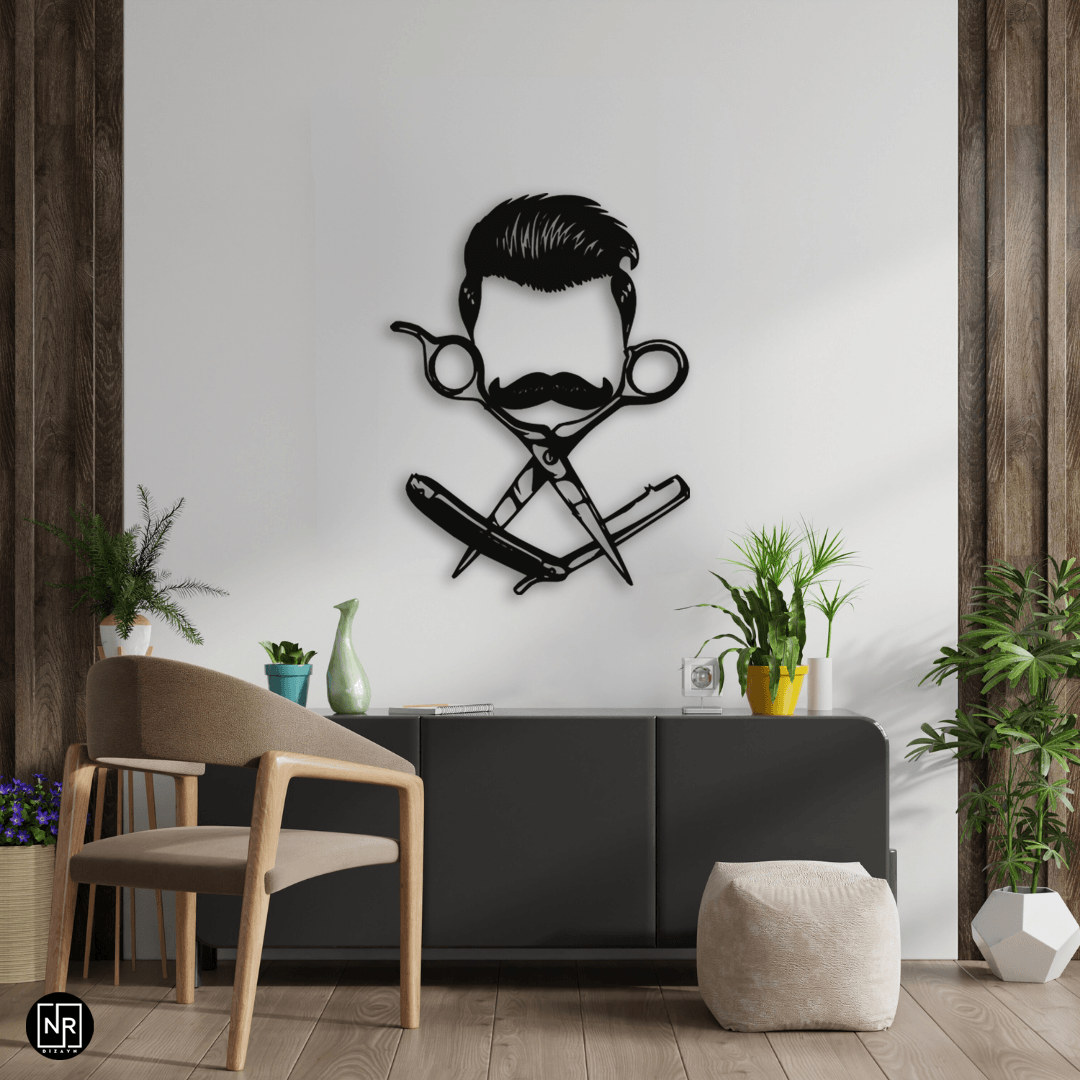 Barber Decorative Metal Wall Art