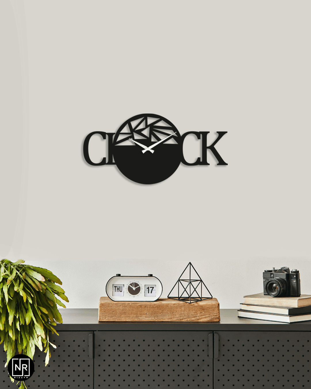 Decorative Metal Wall Clock