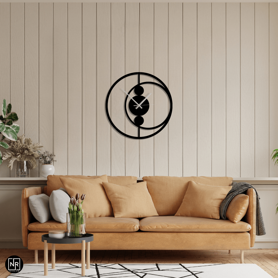 Eclipse Time Metal Duvar Saati