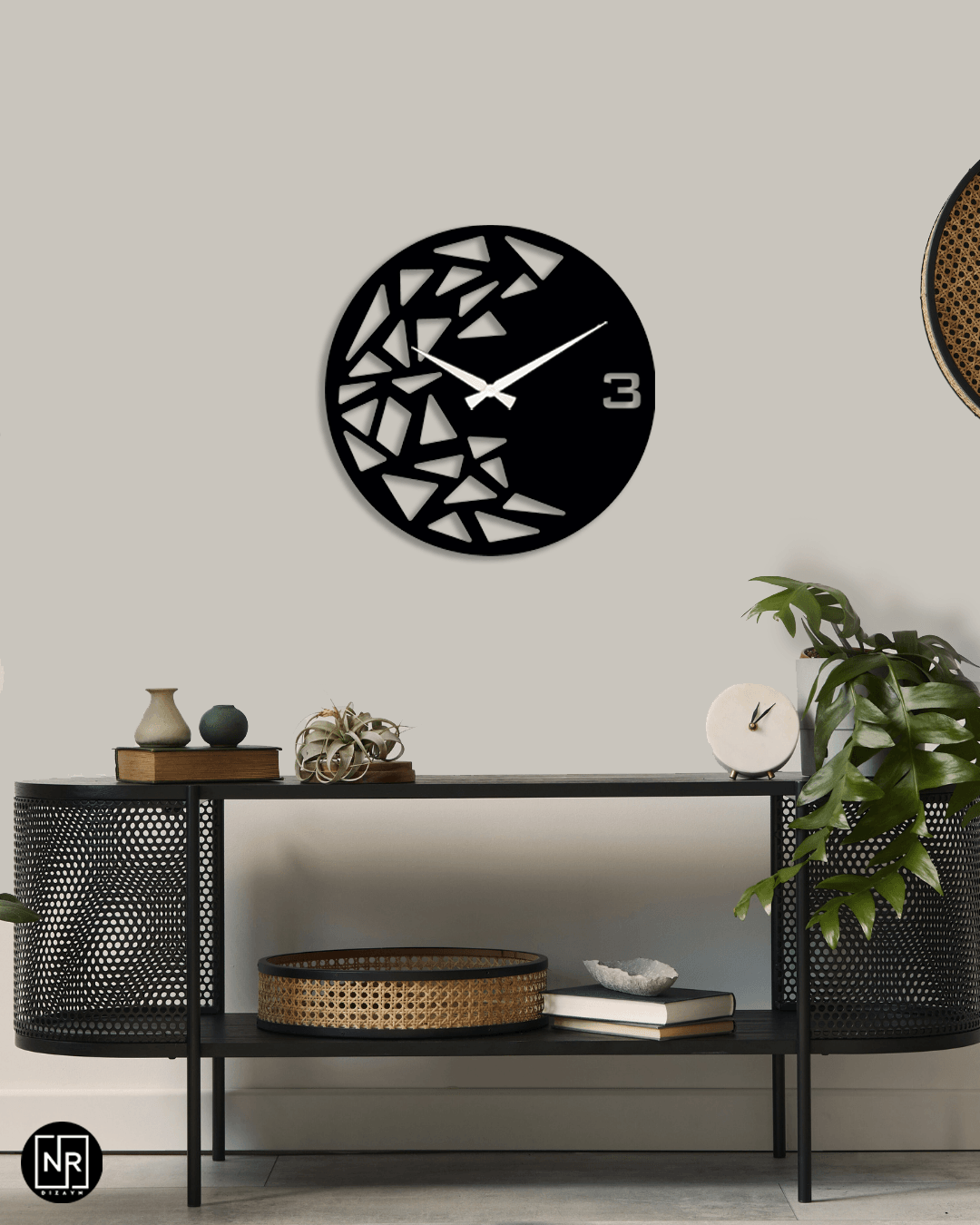 Decorative Metal Wall Clock