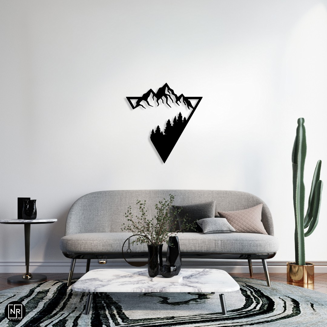 Doğanın İzleri Metal Tablosu