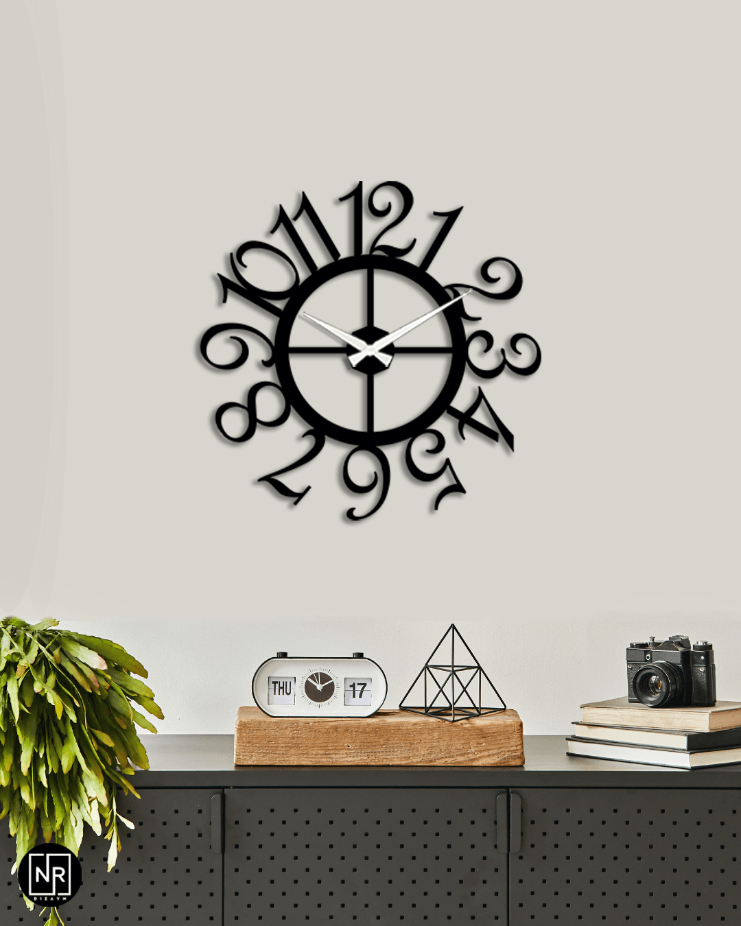 Classic Metal Wall Clock