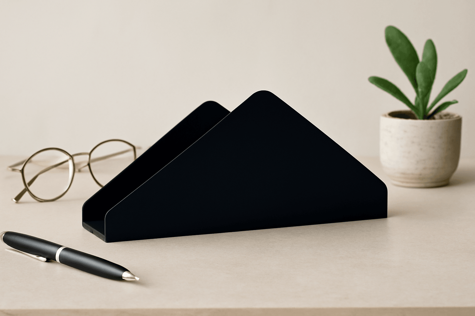 Triangle Metal Napkin Holder Model