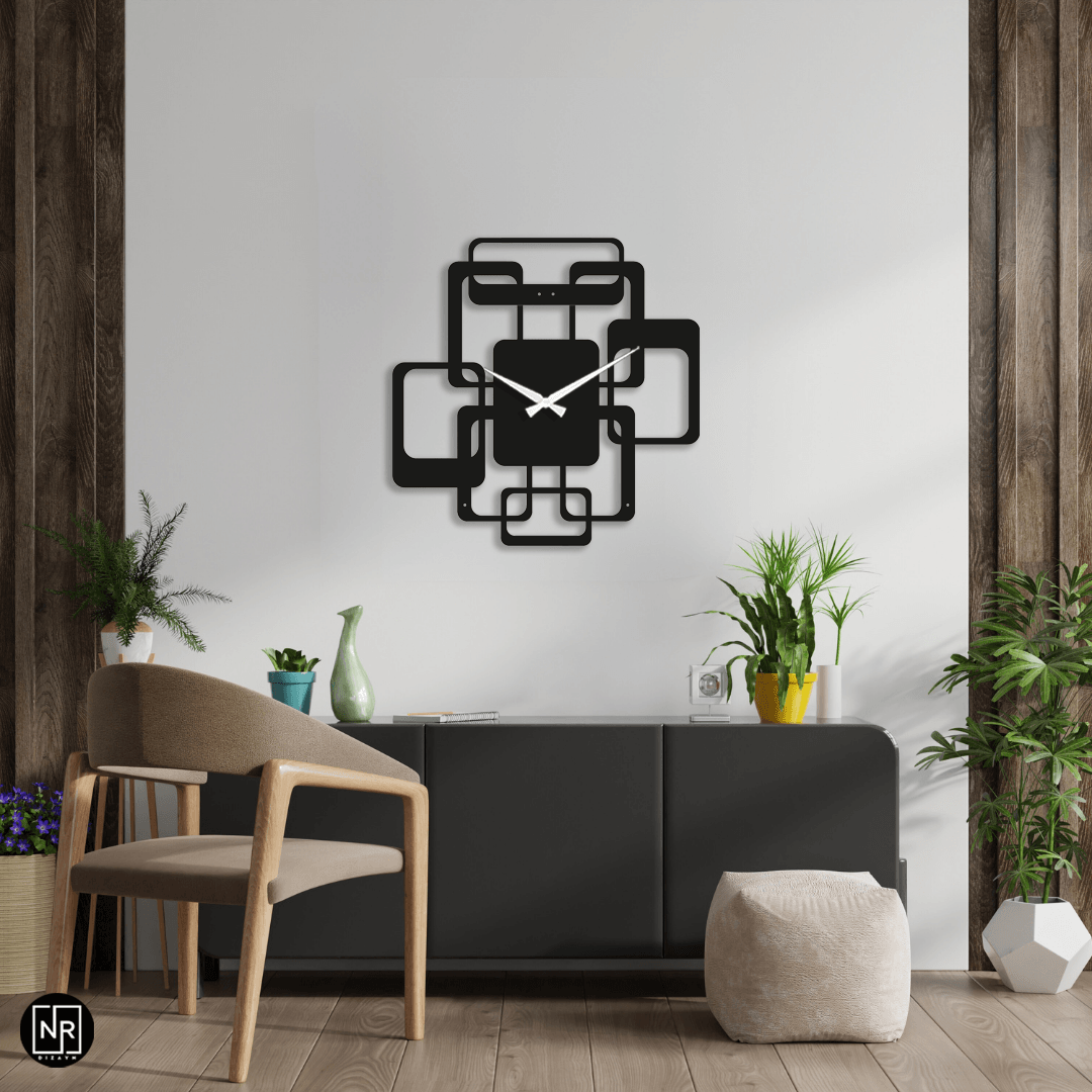 Dekoratif Metal Duvar Saati