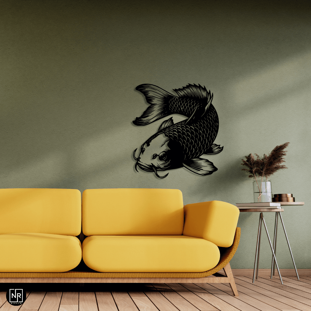 Goldfish Decorative Metal Wall Painting