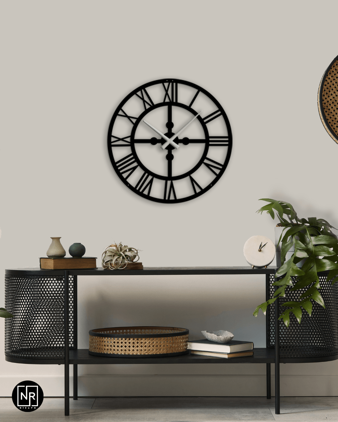 Decorative Metal Wall Clock