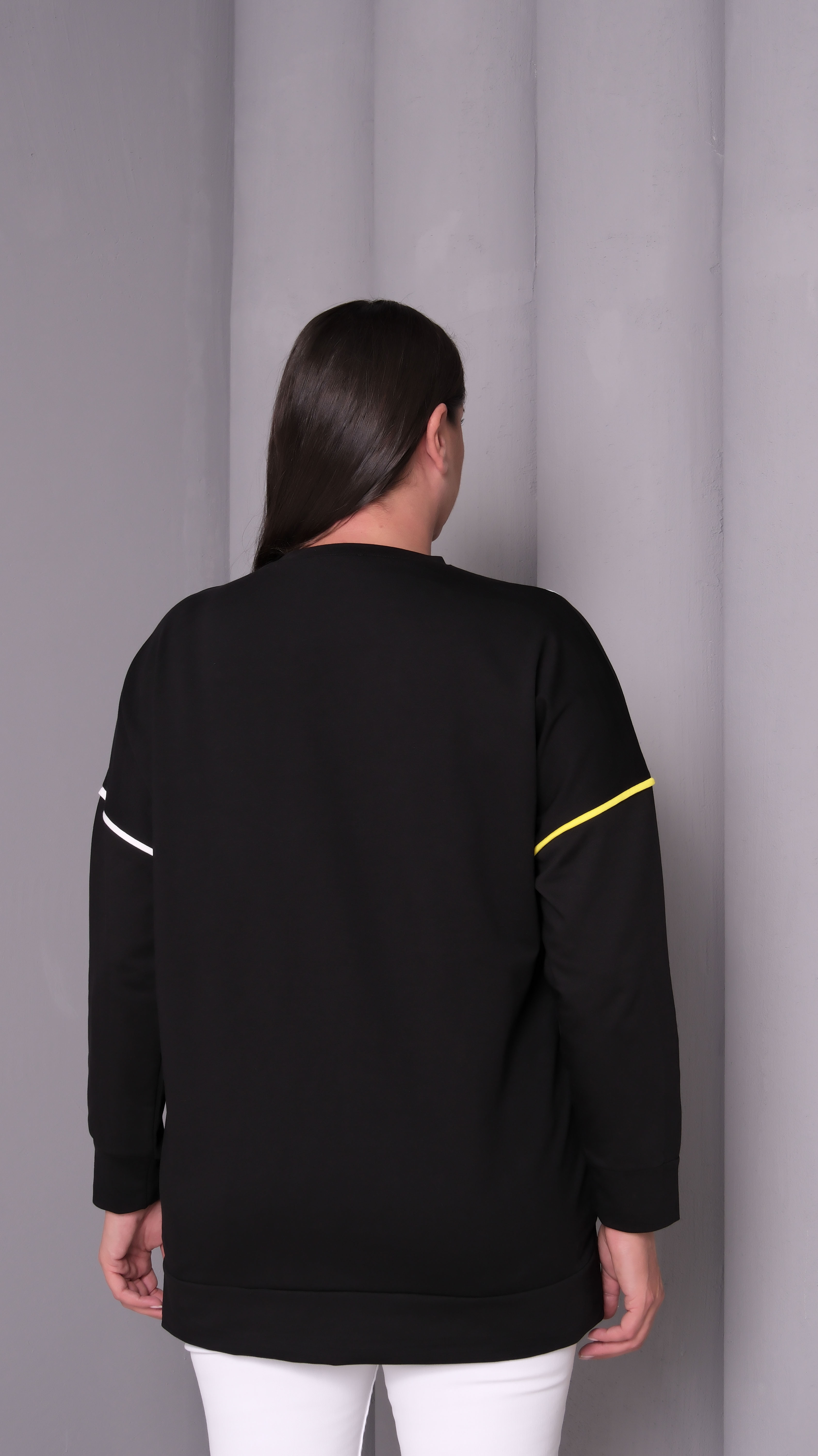 Asimetrik Cep Sweatshirt
