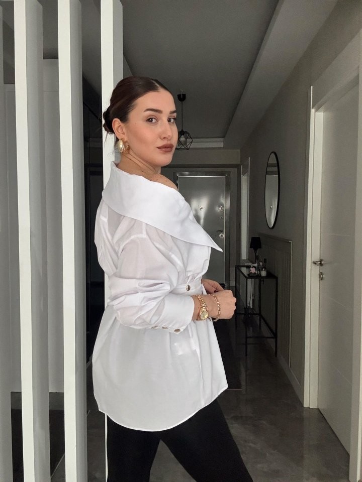 6493 GÖMLEK-BEYAZ